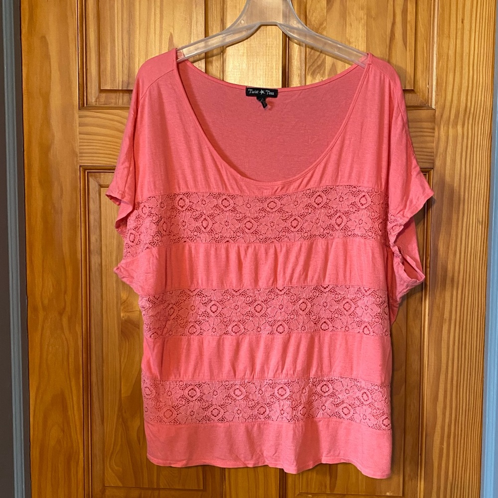 Torrid Pink Short Sleeve Tshirt